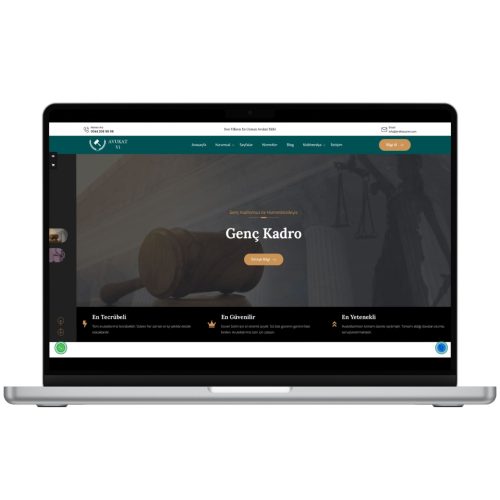 Hazır Avukatlık ve Hukuk Web Sitesi V1
