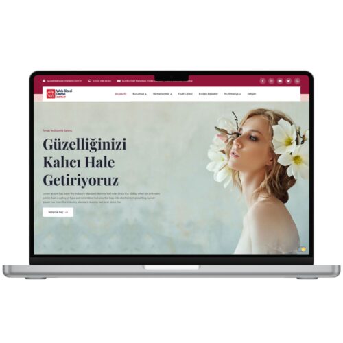 Hazır Güzellik Salonu Web Sitesi V1